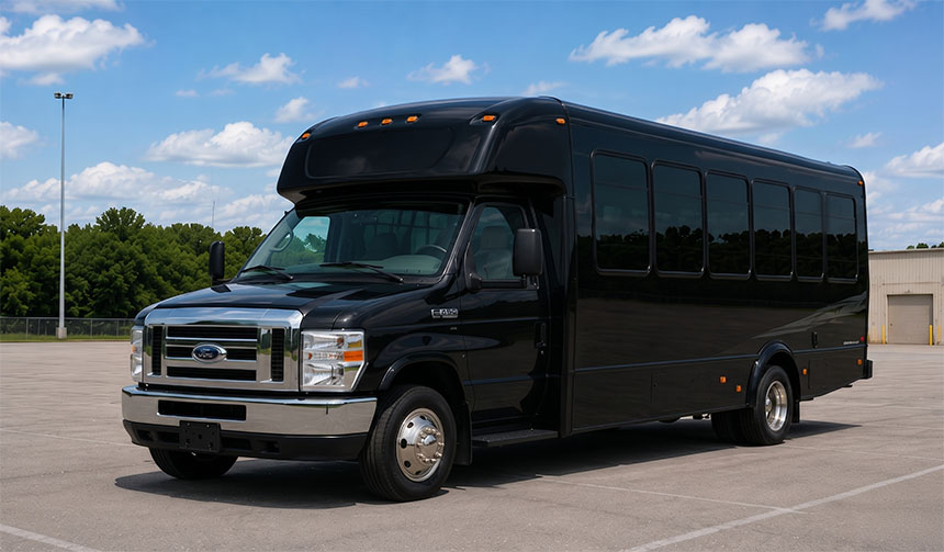 20-passenger minibus for charter in Coppell, TX