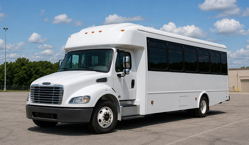 25-passenger minibus for charter in Coppell, TX
