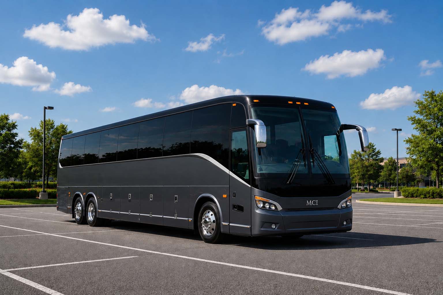 Charter bus rental in Coppell, TX